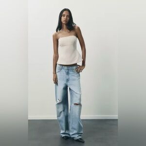 Woman’s Zara Ripped Jeans